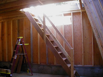 Rebuilding the Garage Stairs